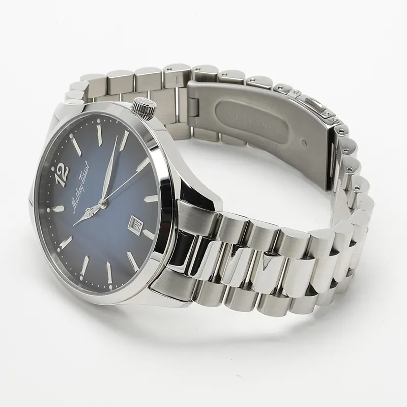 Mathey-Tissot Urban Swiss Quartz Blue Dial Men's Watch- H411MABU